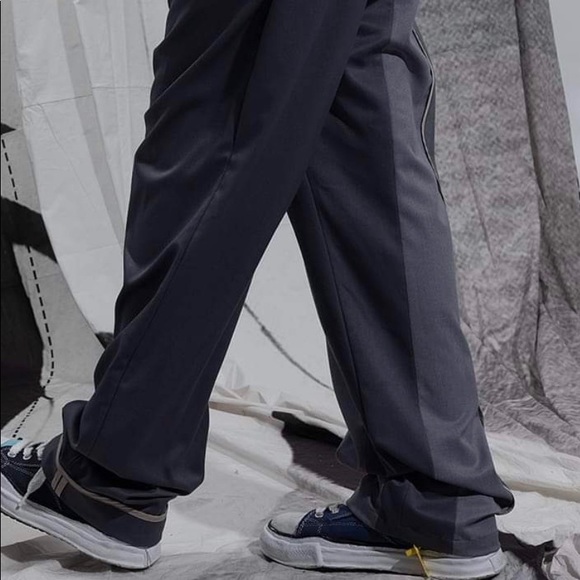 BLIND NO PLAN stitched straight trousers - Picture 3 of 16